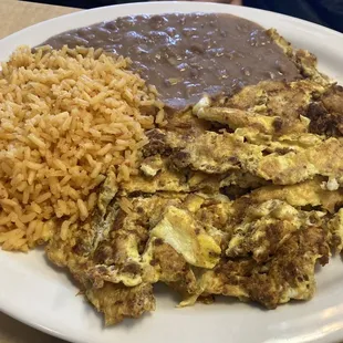 Mexican style chorizo and eggs