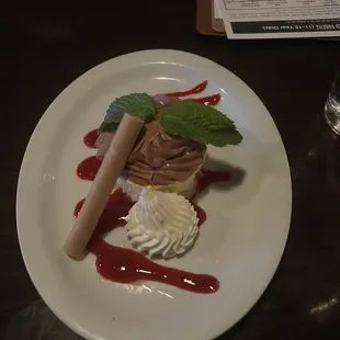 The something chocolate this week is passion fruit chocolate dessert and it is amazing!
