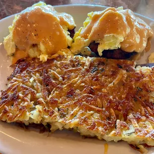 Turducken Benedict - love the hash browns