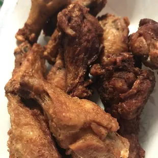 Double dipped wings. Very well done