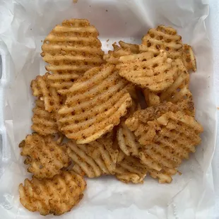 Waffle fries