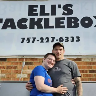 The day we opened the shop.
