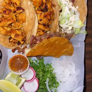Grilled Chicken Tacos Shrimp Taco  Birria Taco
