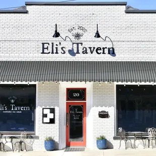 the front of eli&apos;s tavern