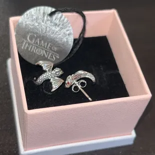 Game of thrones dragon earrings