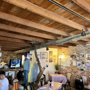 The dining room