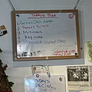Pie board