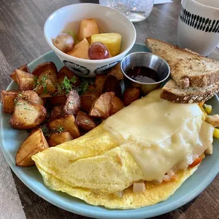 Turkey Cheese Omelet