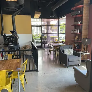 Cool interior space.