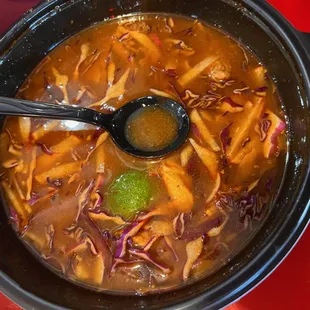 a bowl of soup