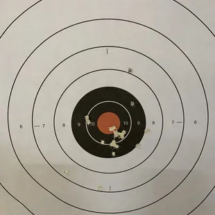 Shot at 10 yards