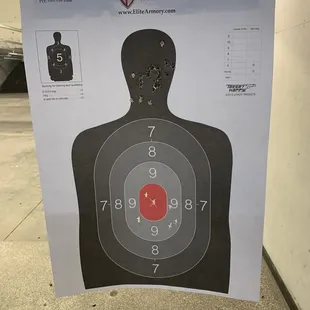 Shot at 10 yards