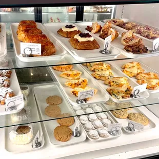 a variety of baked goods