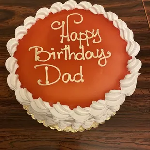 a happy birthday cake for dad