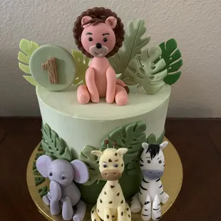 Custom birthday cake