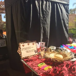 Enclosed Photo booth