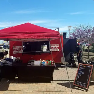 It is a Dallas Food Truck, but they frequent the Grand Prairie Premium Outlets - adding the wonderful aroma of smoked meats!