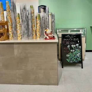 Interior is very clean and orderly