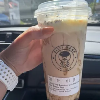 Signature Milk Tea with Oreo Cheese Top