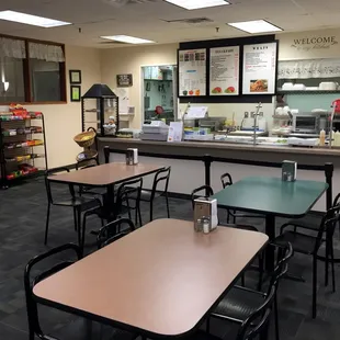 Counter and Dining Area