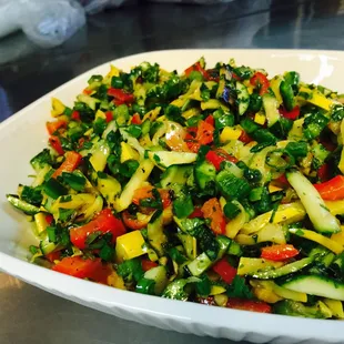 Elite Catering Las Vegas - Summer Cucumber and Herb Salad. So delish!