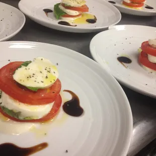 Elite Catering Las Vegas - tomato and mozzarella caprese with fresh basil, evoo &amp; balsamic! Yes!