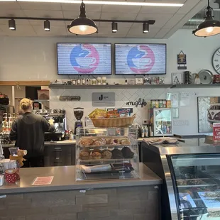 Menu and front counter