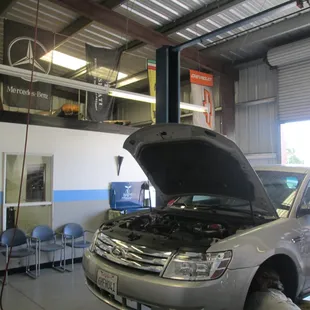 Estimating bay, for full inspection.
