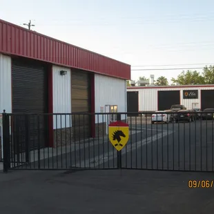Our secured lot.