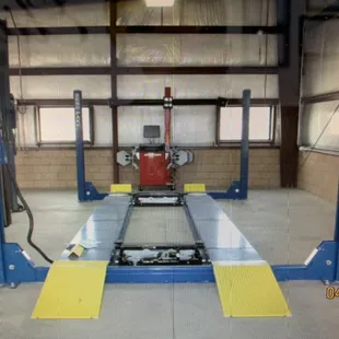 Alignment Rack.