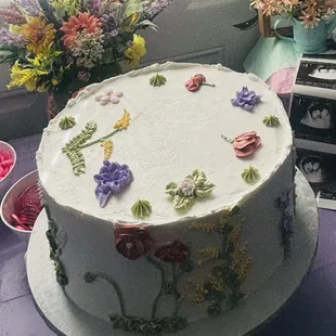 wildflower cake