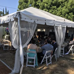 Canopy, tables and chairs also available.