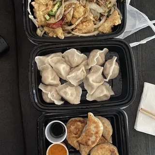 1. Pork Dumpling with Napa Cabbage