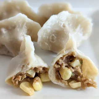 5. Pork Dumpling with Corn
