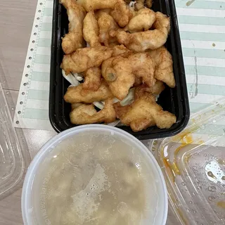 1. Sweet Corn Sauce over Fish Fillet