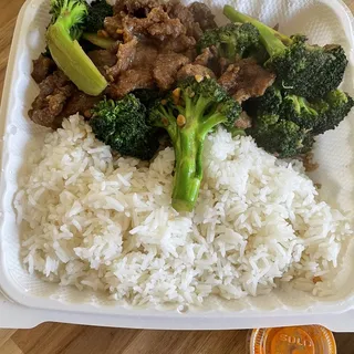 1. --- Broccoli with Beef Lunch