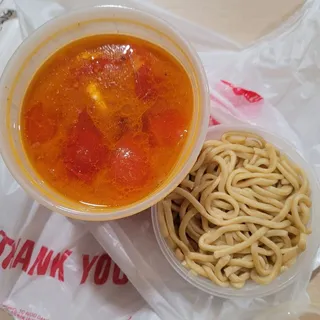 6. Fresh Noodle With Tomato & Egg Sauce