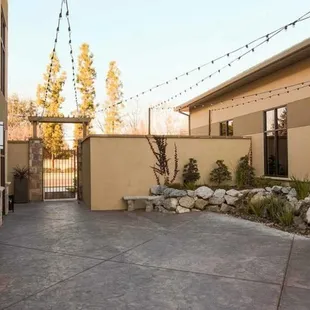 Courtyards can be a great gathering place.