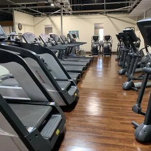 Treadmills and ellipticals
