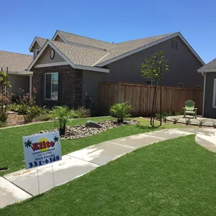 Front Yard redo from all bark and plants