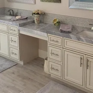 Shaker style vanity