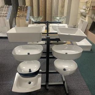 Different styles of vanity sinks to choose from