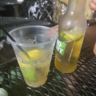 A STRONG Long Island Ice Tea and Bud Light Lime