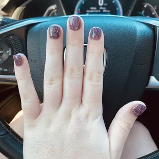 SNS dip powder manicure!