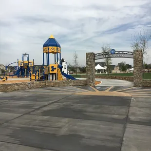 Flight Park landscape and playground