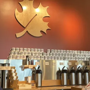 Coffee bar area