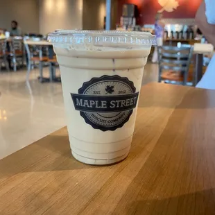 Iced Maple Vanilla Latte
