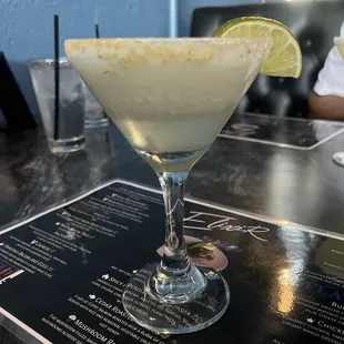 Key lime ‍ martini