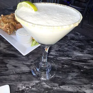 Key lime pie martini