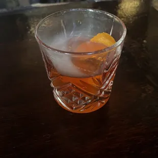 Smoked old fashioned